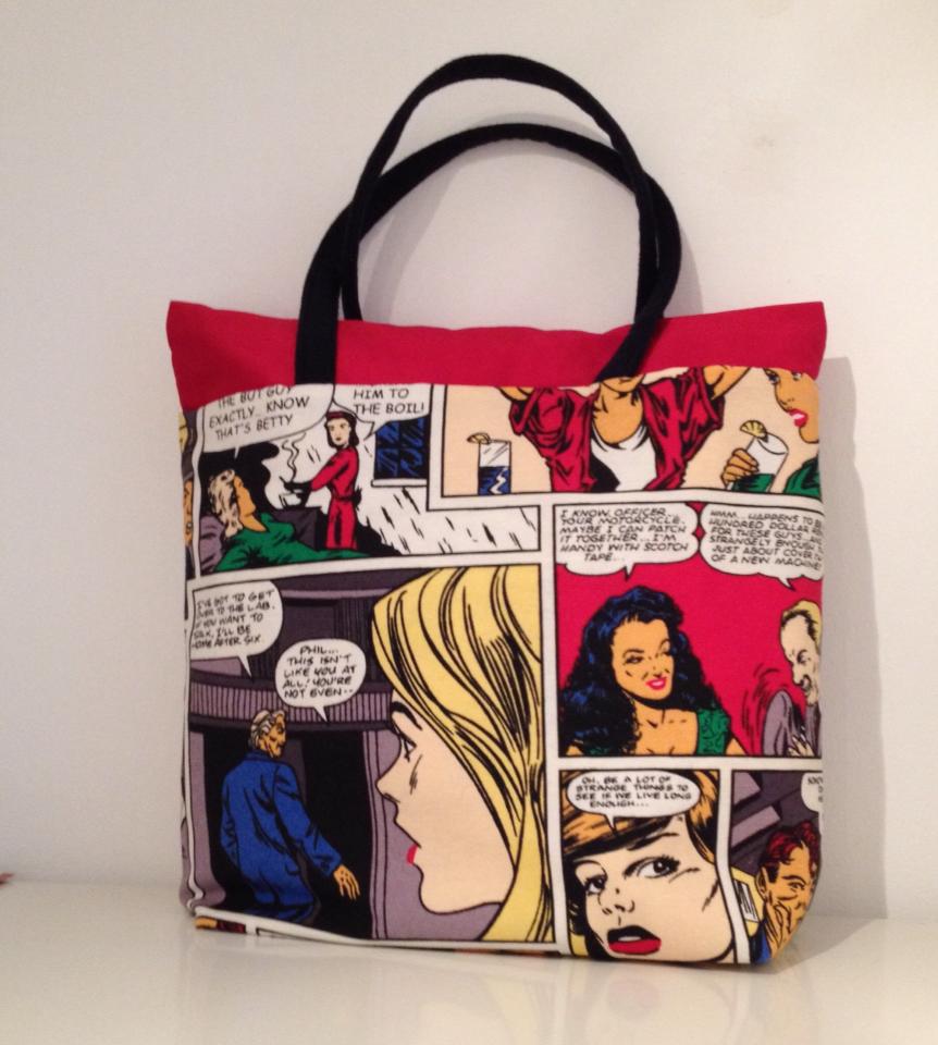 Tasche in Comic Style